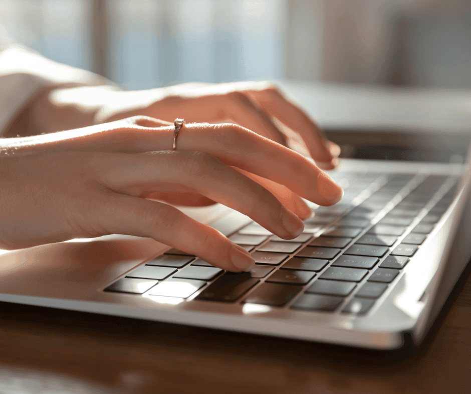 Tenant submitting a maintenance request online