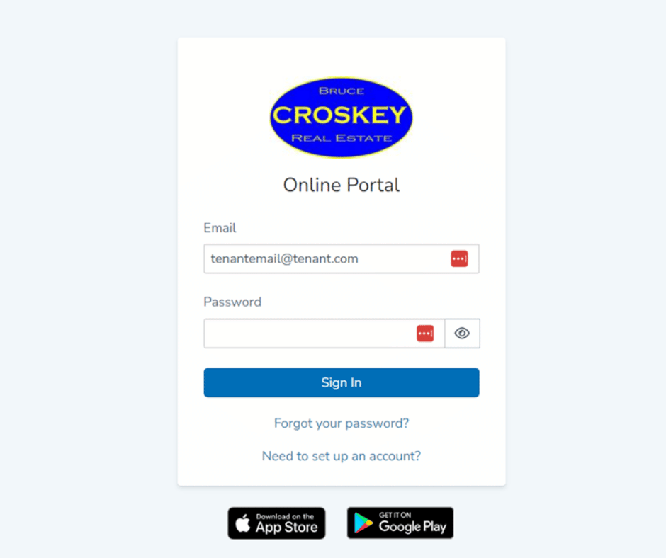Online Portal - Croskey Real Estate - Property Management in California Bay area