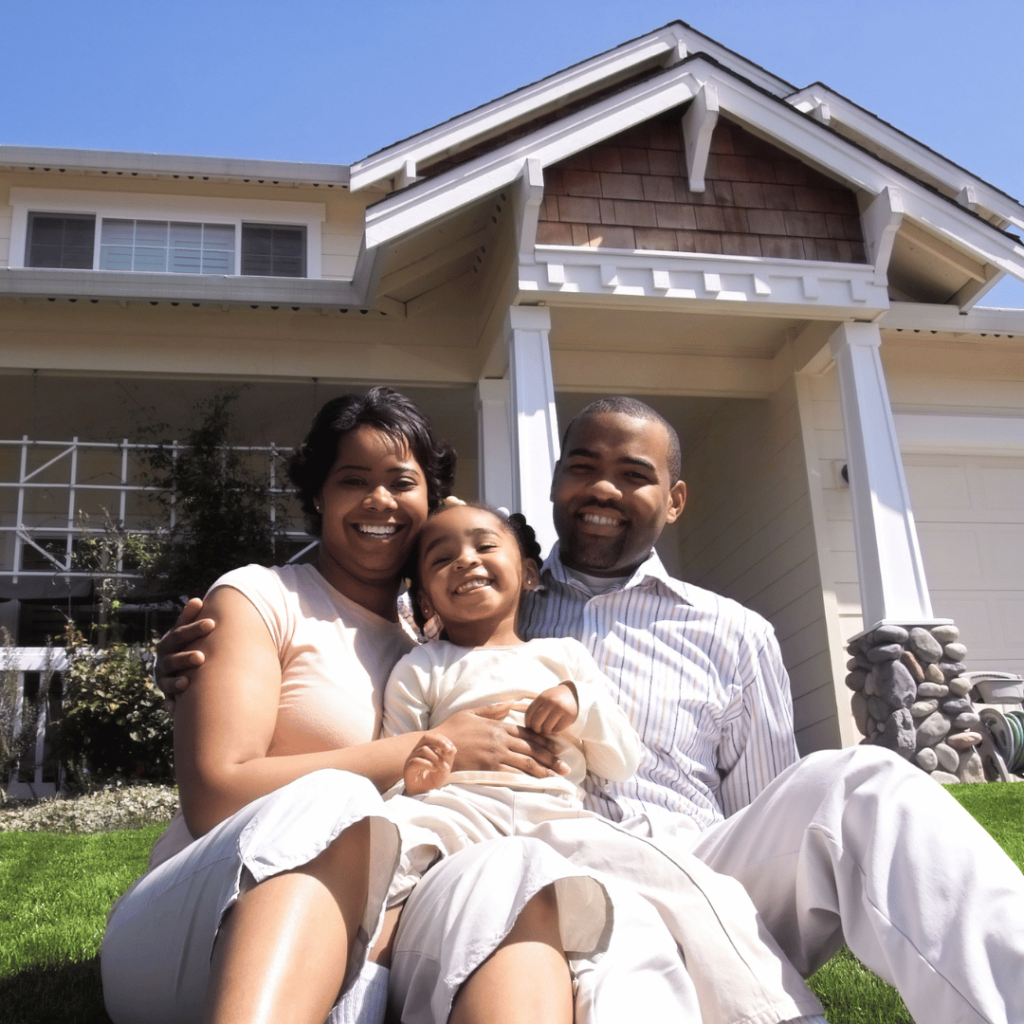 Happy Family Leasing a House with Croskey Real Estate - Property Management in California Bay area
